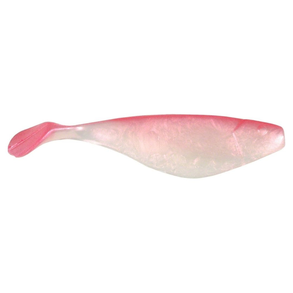 Got-Cha h4sa10-9 Shad Body 4" Pearl/Red Back 10Pk